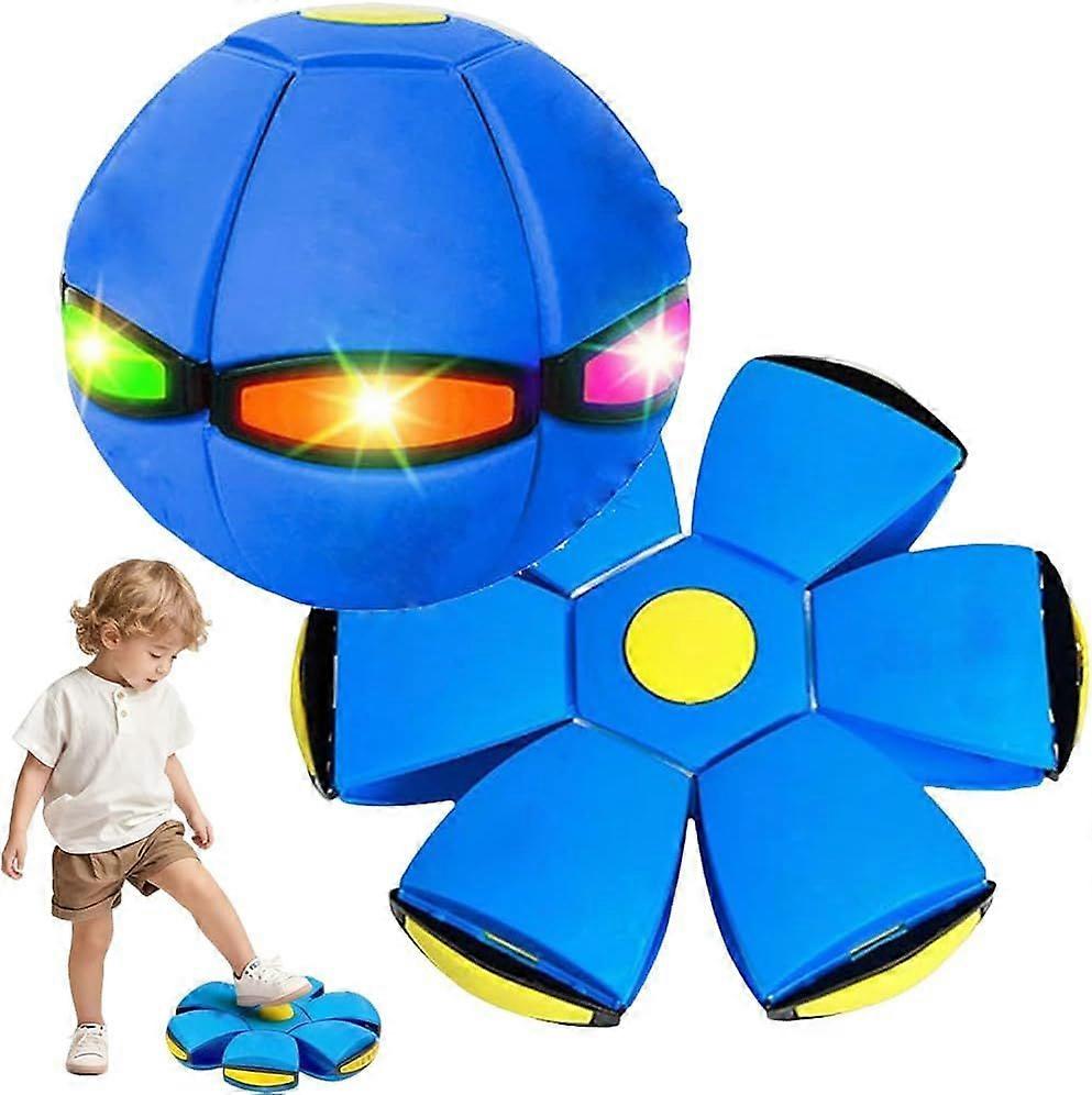 Superior Snugeasy Magic Meta Ball, Magic Flying Ball, 2-in-1 Bouncing Flying Saucer Toy Glow Balls Game with 6 LED Lights, Parent-Child Interaction