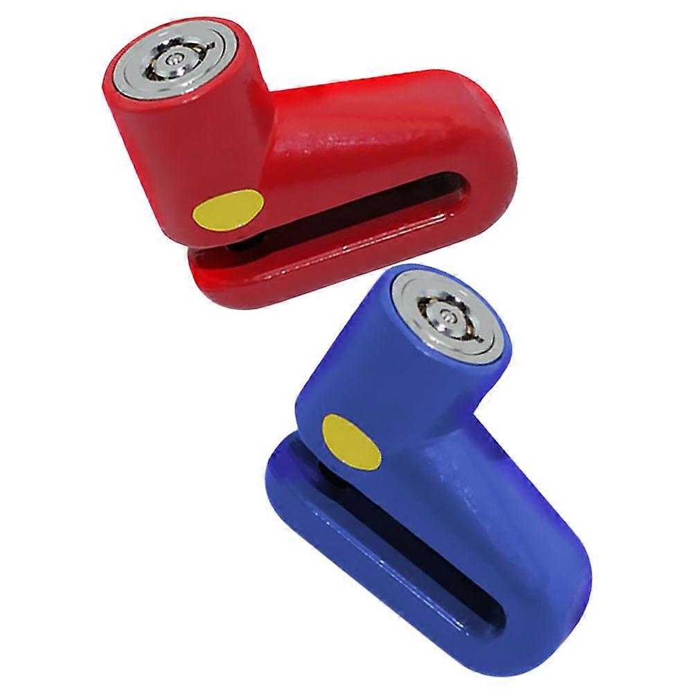 2pcs Motorcycle Disc Brake Lock Security Lock in Assorted Color for Disc Brakes Compact Size