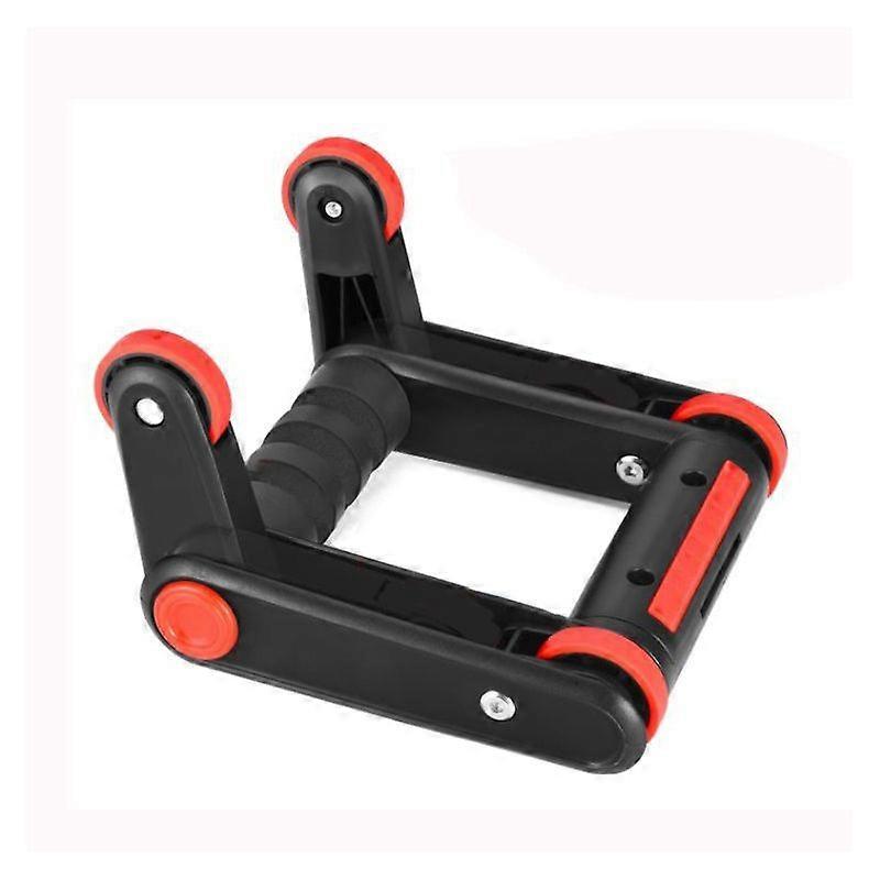 Rodillo abdominal para ejercicios bsicos - Negro y rojo