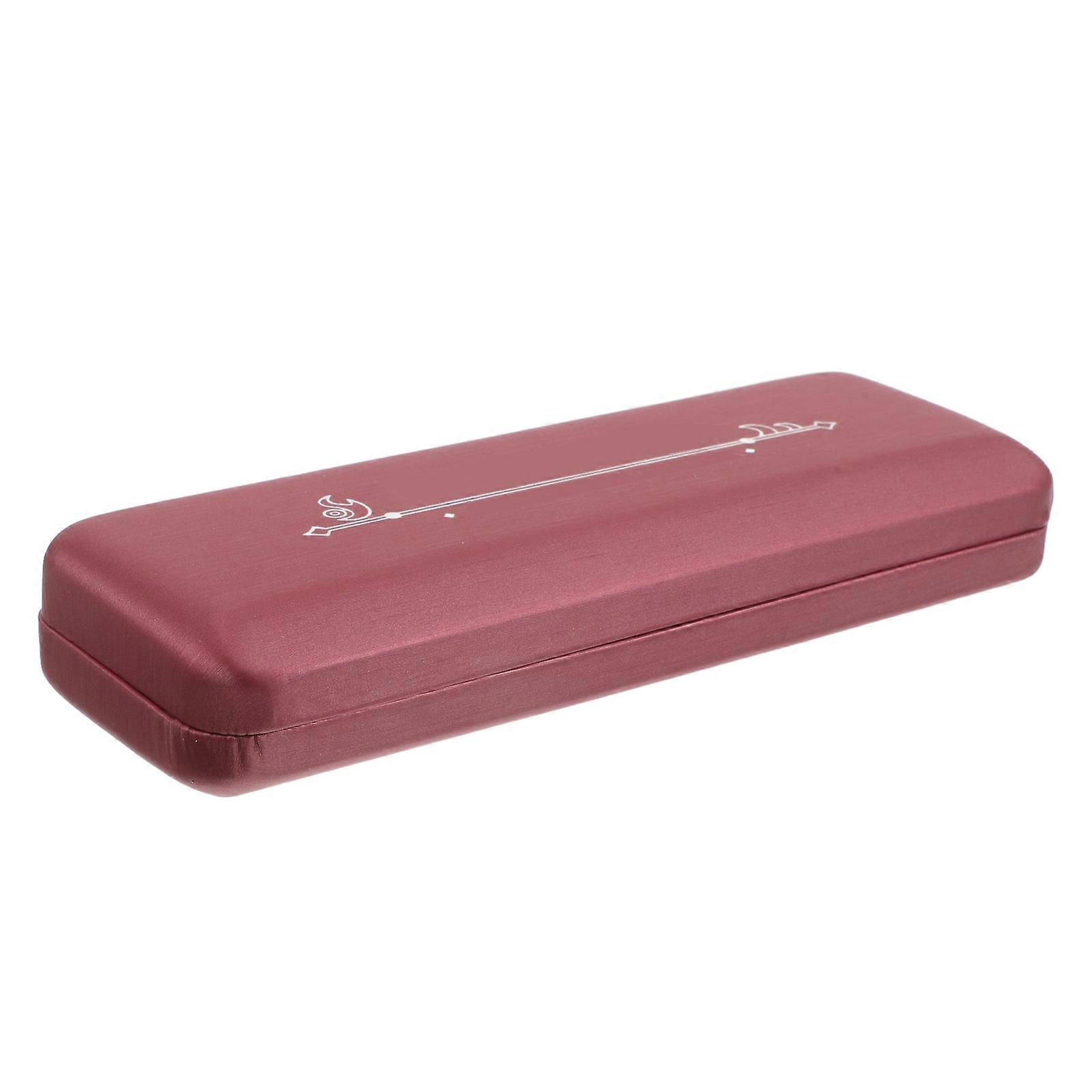 Harmonica Storage Case Portable for 24 Holes Harmonica with Stylish Pink Design