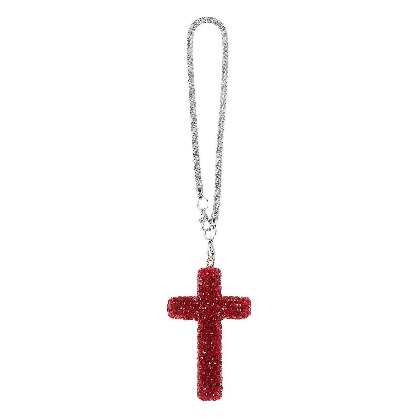 Pendant Car Charm with Rhinestones for 1 Rearview Mirror