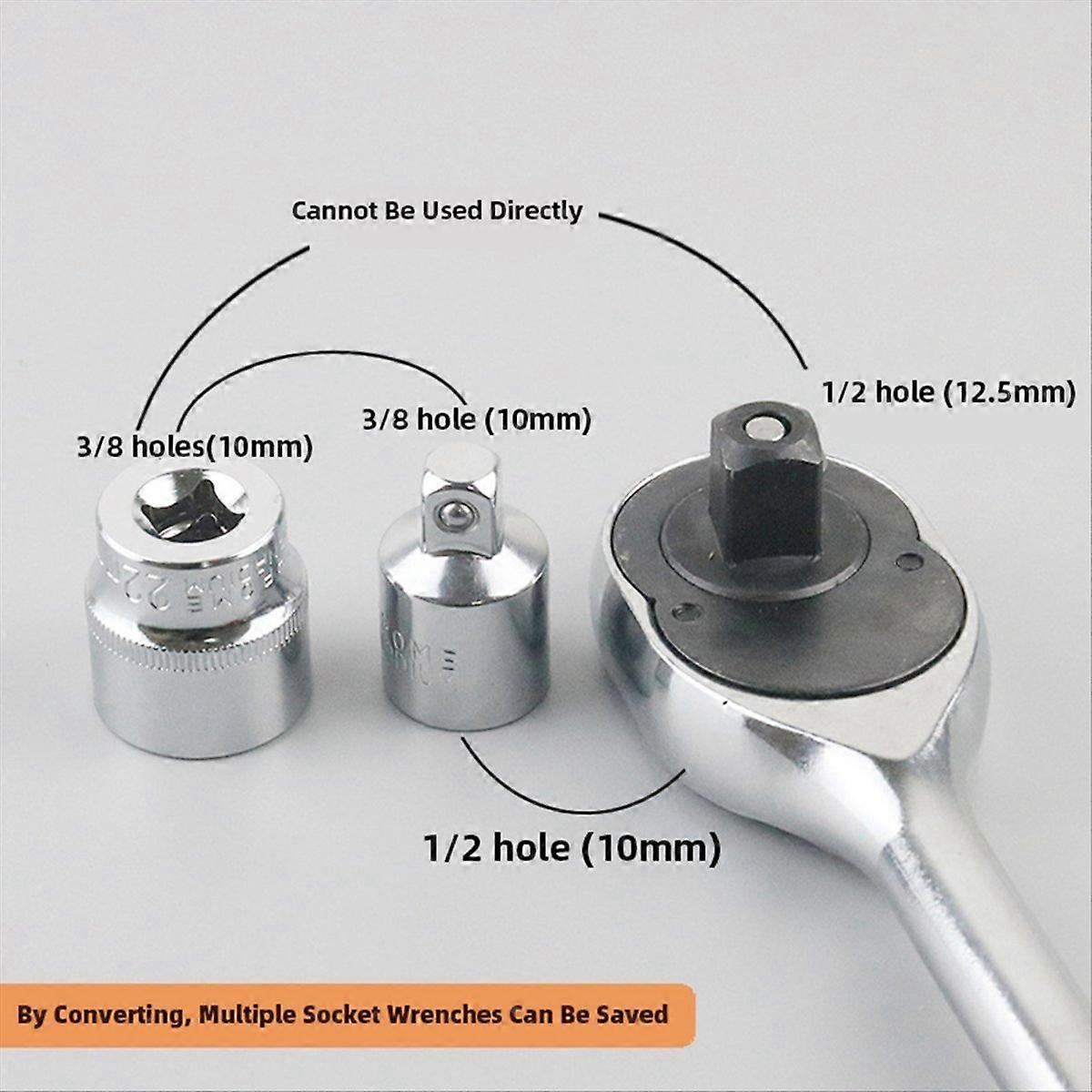 6pc Socket Converter Adaptor Set Sleeve Adapter