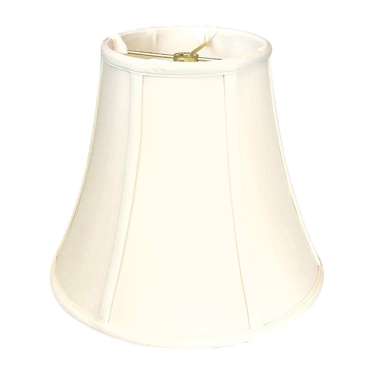 Royal Designs True Bell Basic Lamp Shade, V Notch Fitter, Eggshell, 7" x 14" x 11.5"