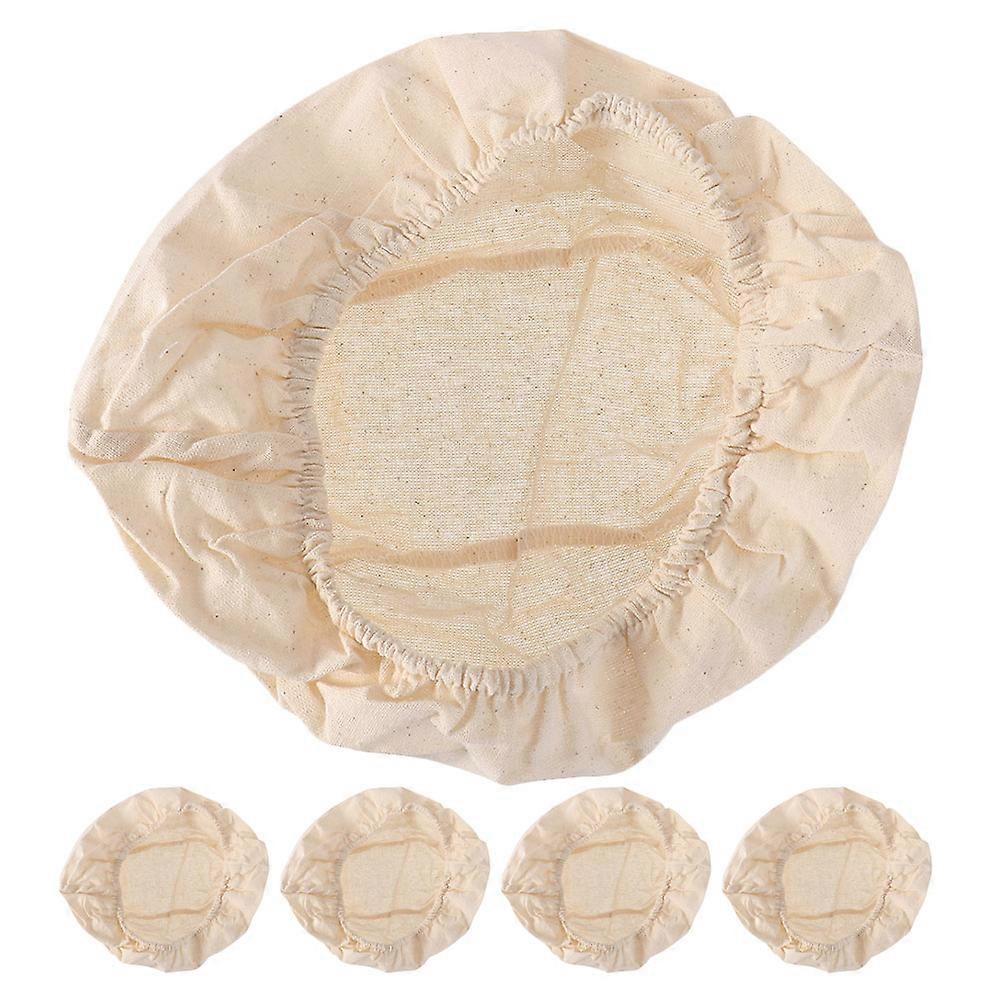 Fermentation Basket Cloth Cover for Baking Use 5Pcs Bread Basket Cloth Covers