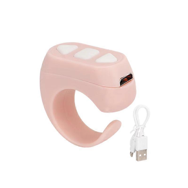 1Pcs Finger Ring Bluetooth Remote Phone Controller Page Scroll Shooting for TikTok Video Scrolling Tap Control Camera Selfie