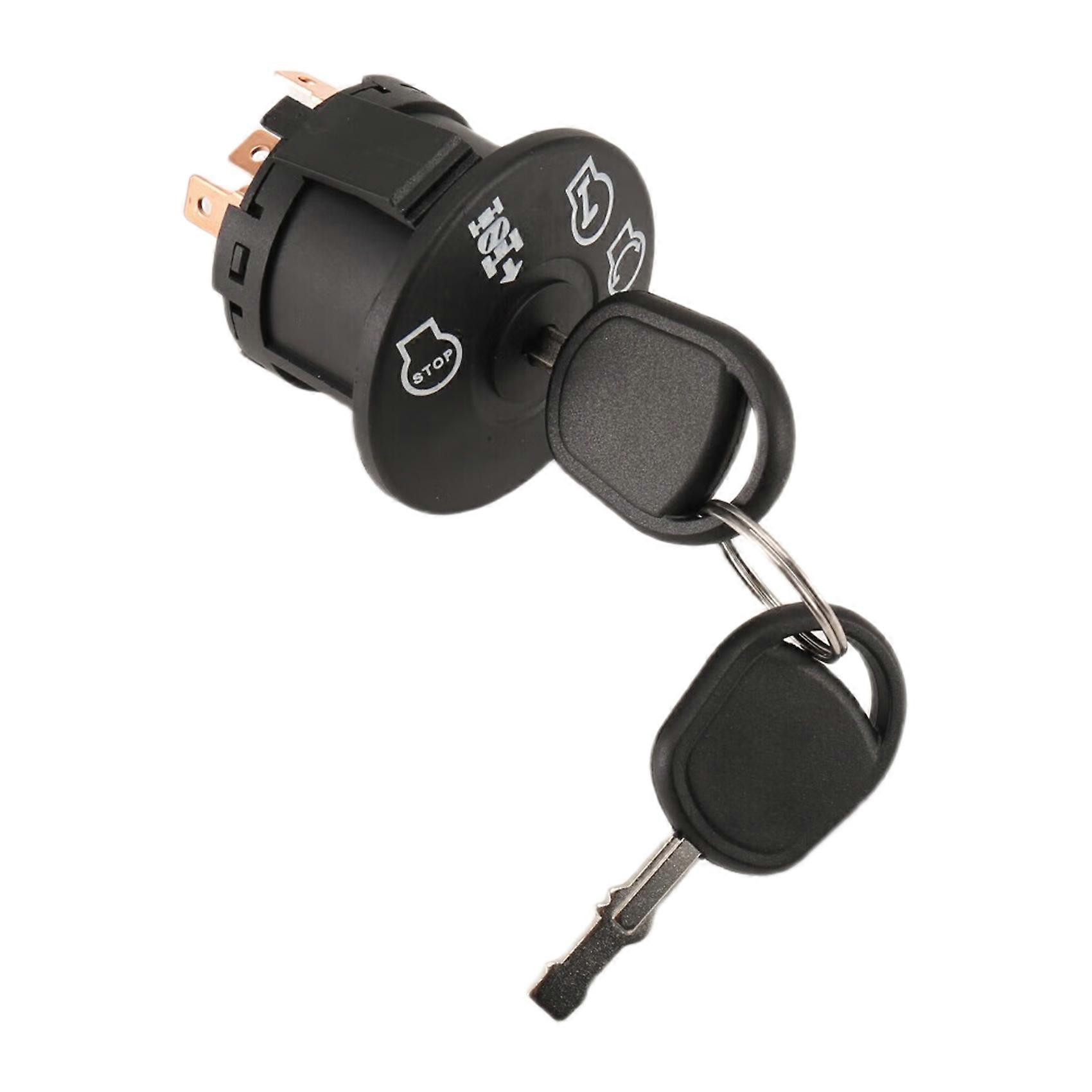Ignition Switch 4 Position with Key for Riding Lawn Mower Tractor