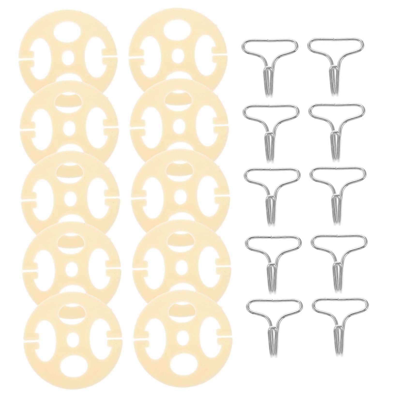 Car Seat Cover Hooks with Secure Locking System, Metal and Plastic Fastener Clips, Universal Installation Kit