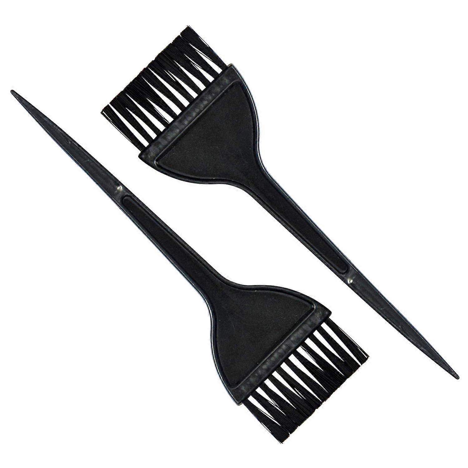 2 Pack Professional Hair Dye Brush Set with Ergonomic Grip for Even Application, Salon and Home Use