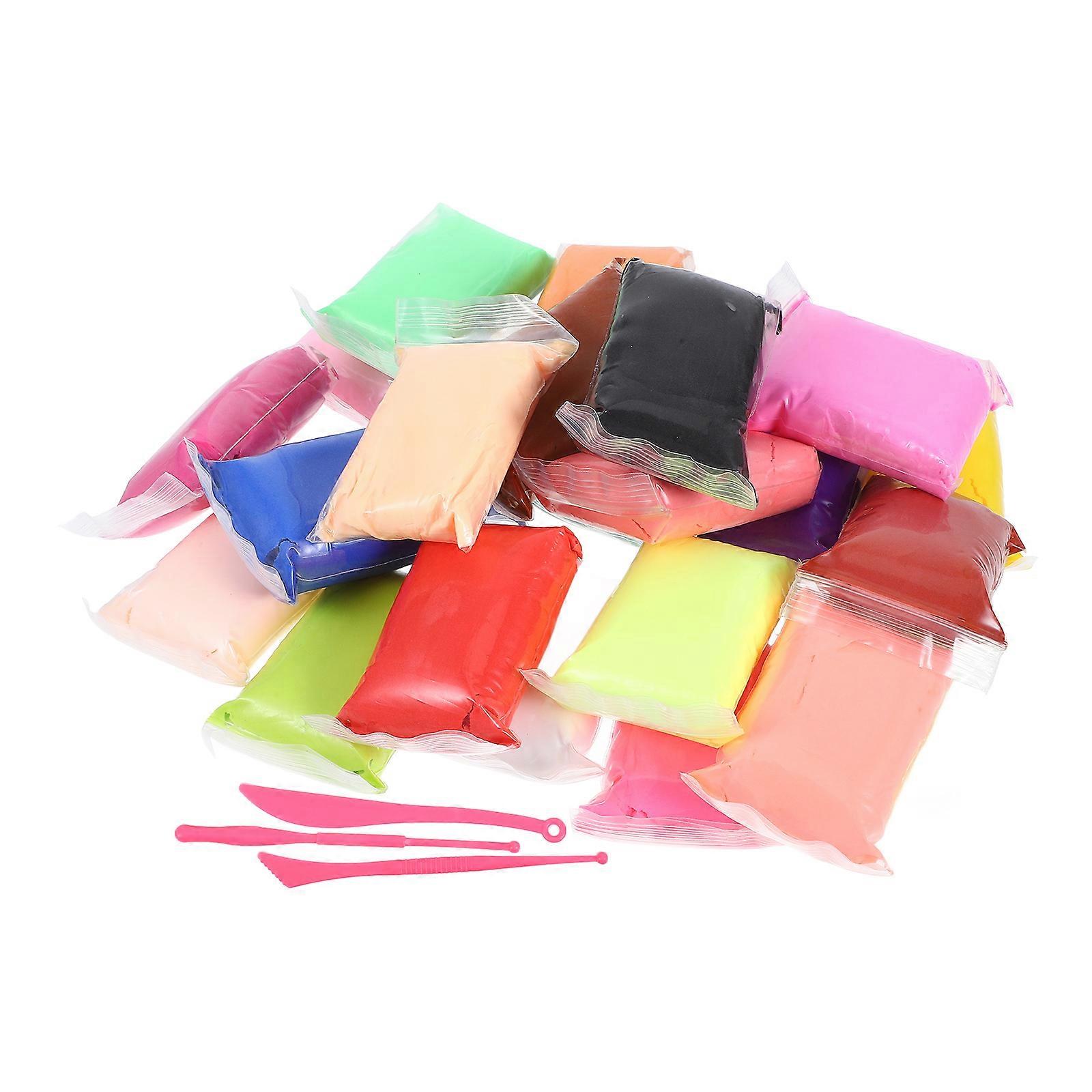 Kids Modeling Clay Kit with 24 Assorted Air Dry Clay Colors