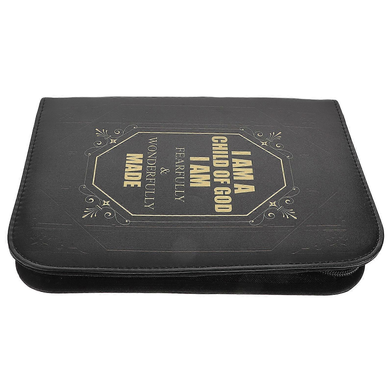Bible Cover Protector with Handle for Carrying Cross Case