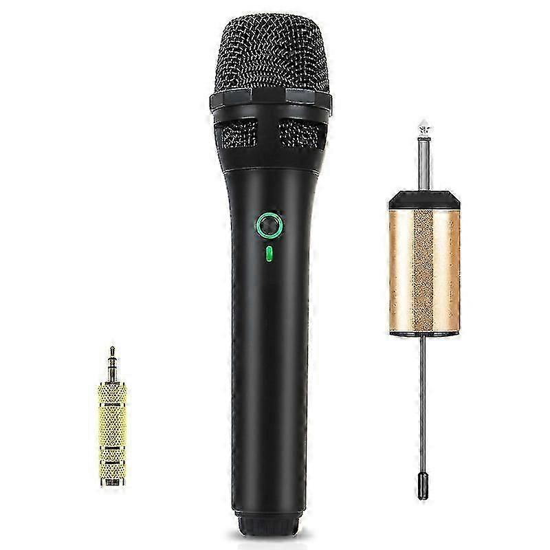 UHF Wireless Handheld Microphone with Receiver Karaoke Mic for Conference Speech LoudspeakerGOOD