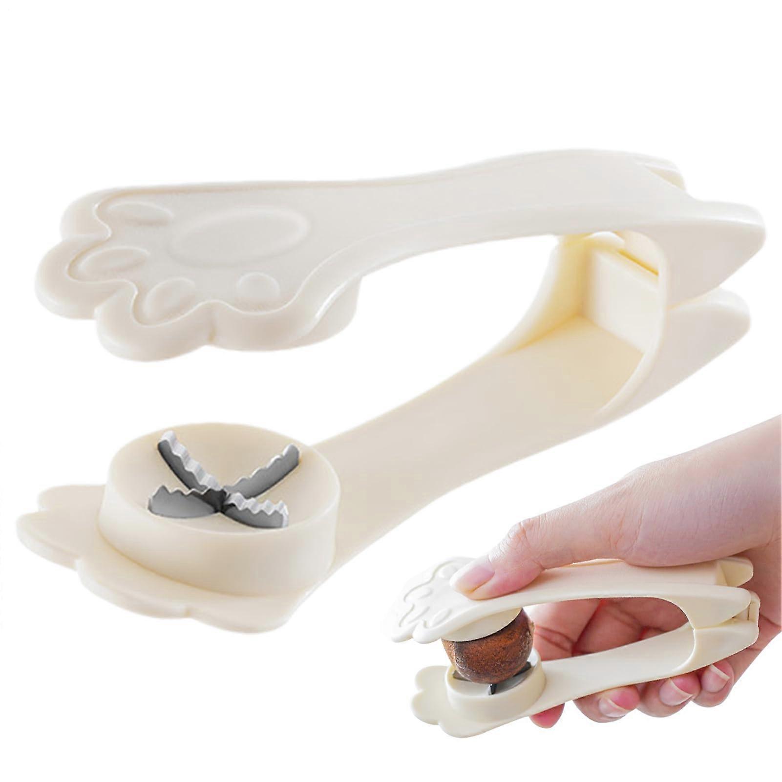 Chestnut Peeler and Nutcracker with Ergonomic NonSlip Grip, Cat Shaped Precision Skin Remover