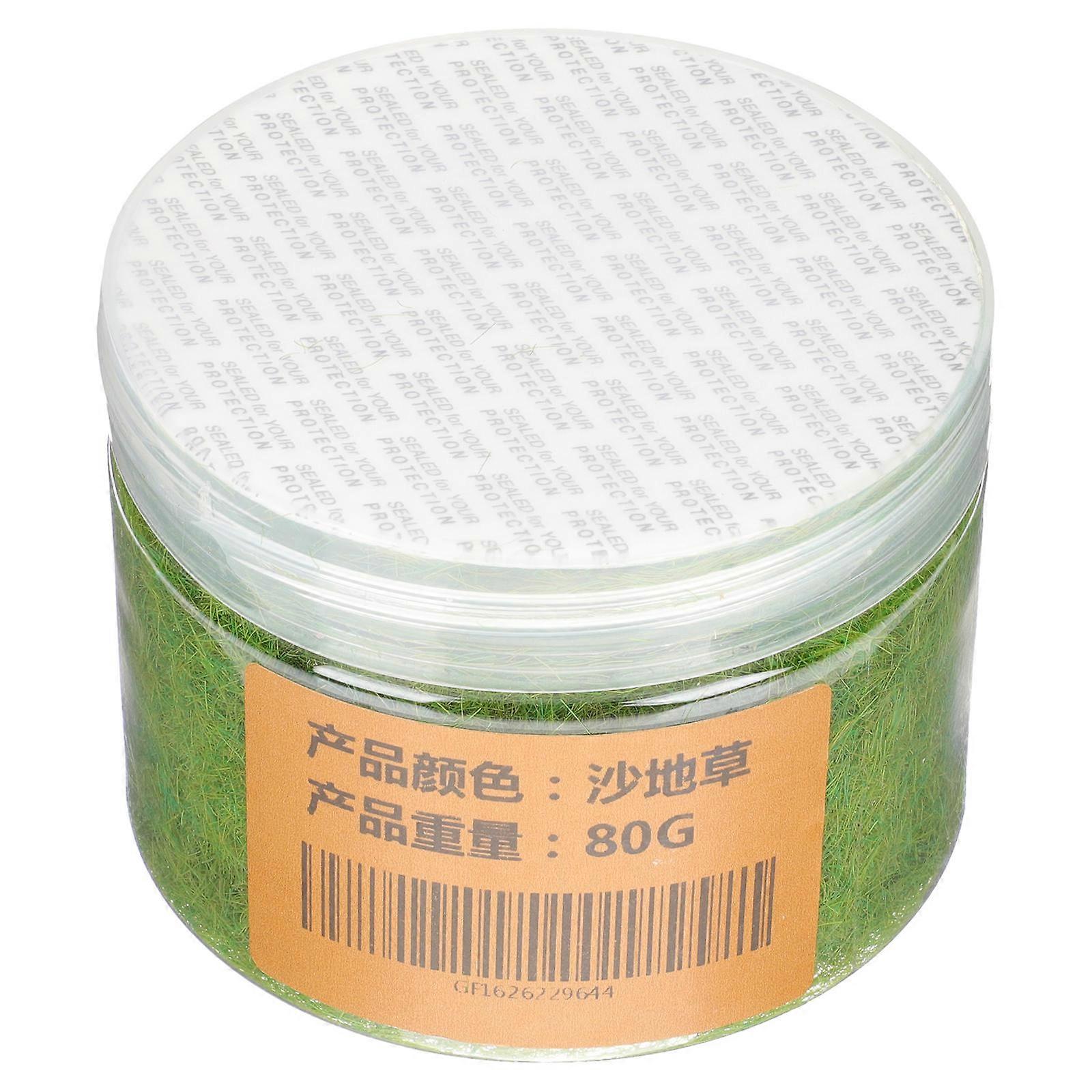 Nylon Simulation Lawn Decor Sand Table Model Grass Powder 1 Bottle