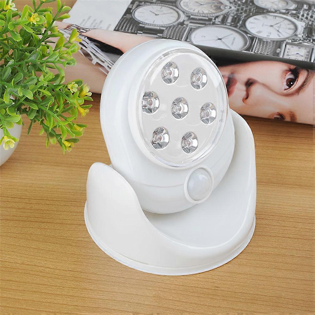 LED Motion Sensor Night Light Cordless Lamp for Lighting 360 Degree Rotation