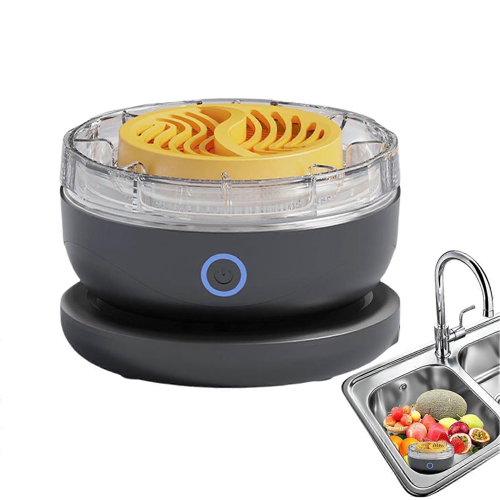 Automatic Rotating Vegetable Washing Machine with Rechargeable Fruit Cleaner for Deep Gentle Wash