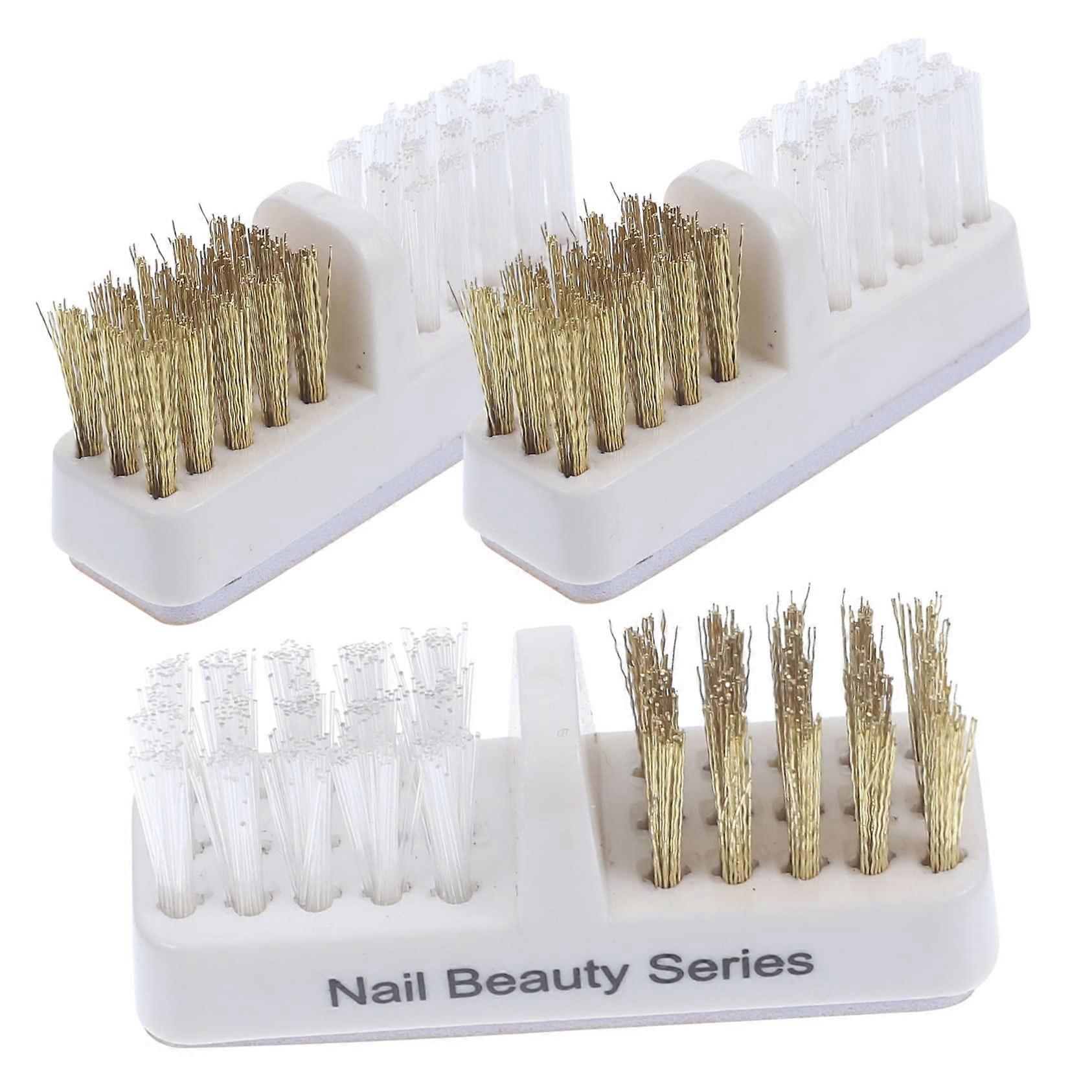 Nail Drill Bit Cleaning Brush Set, Copper Wire for Deep Cleaning and Extending Tool Life