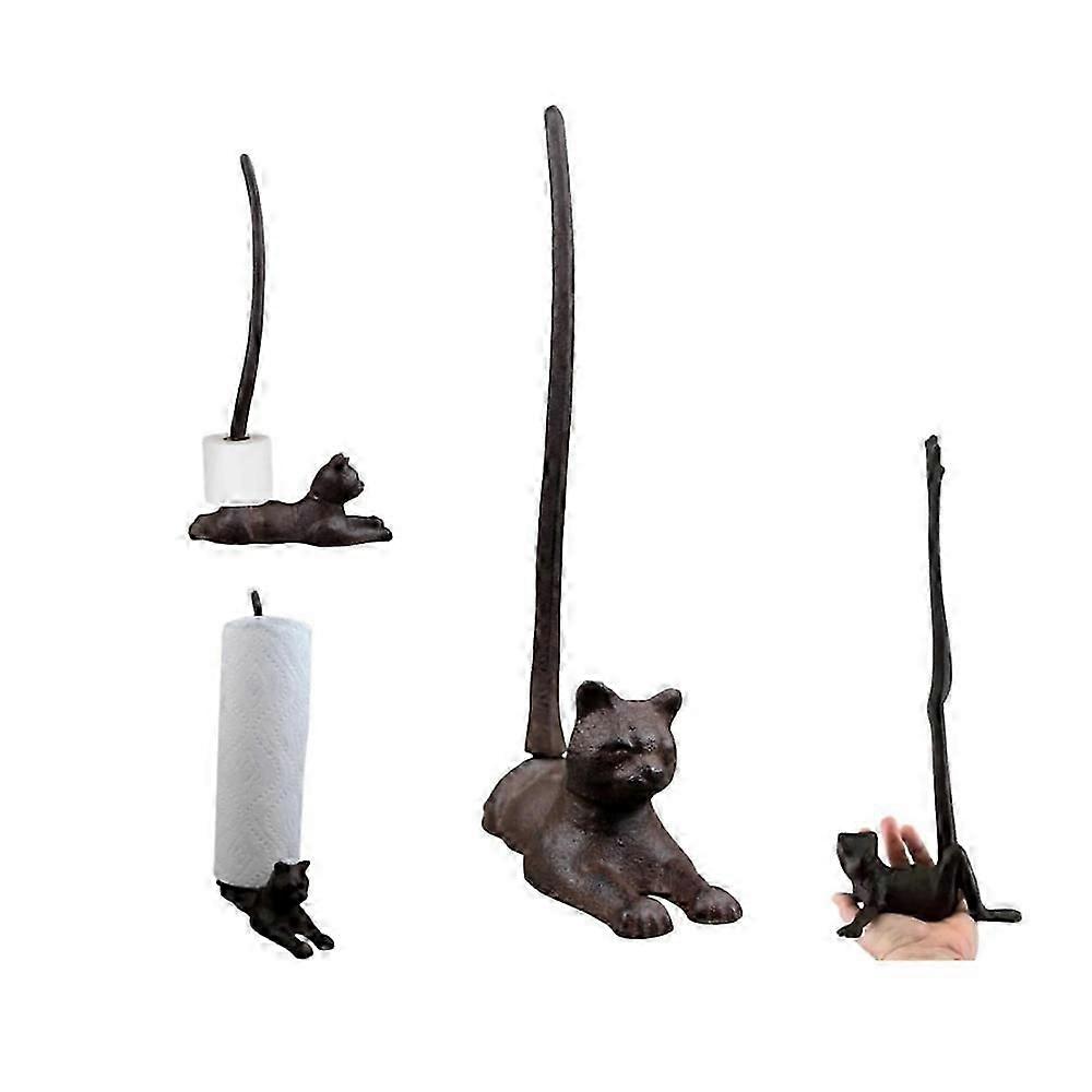 Resting CAT Paper Towel Holder