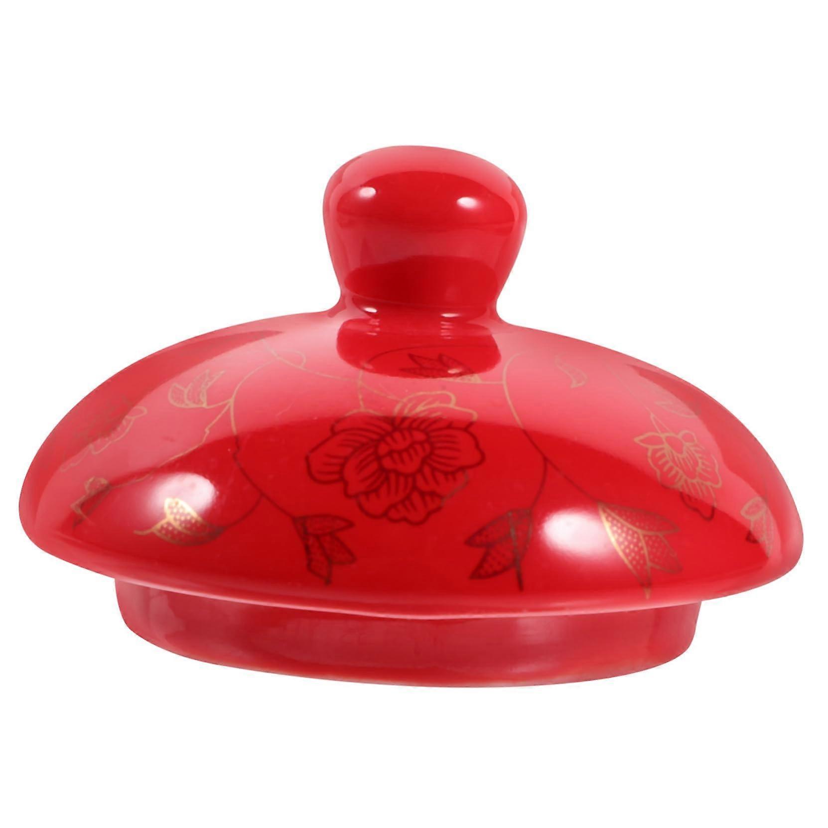 Ceramic Teapot Lid Replacement with LeakProof Design for Cups and Camping Use