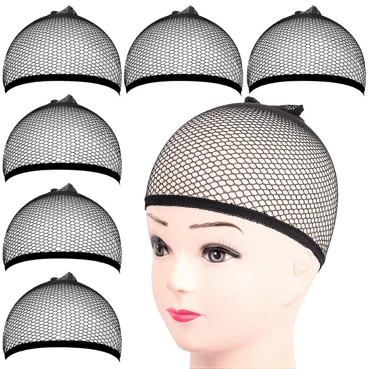 Hair Nets Bulk Pack with Breathable Nylon and Durable Elastic Wig Caps for Secure Full Coverage