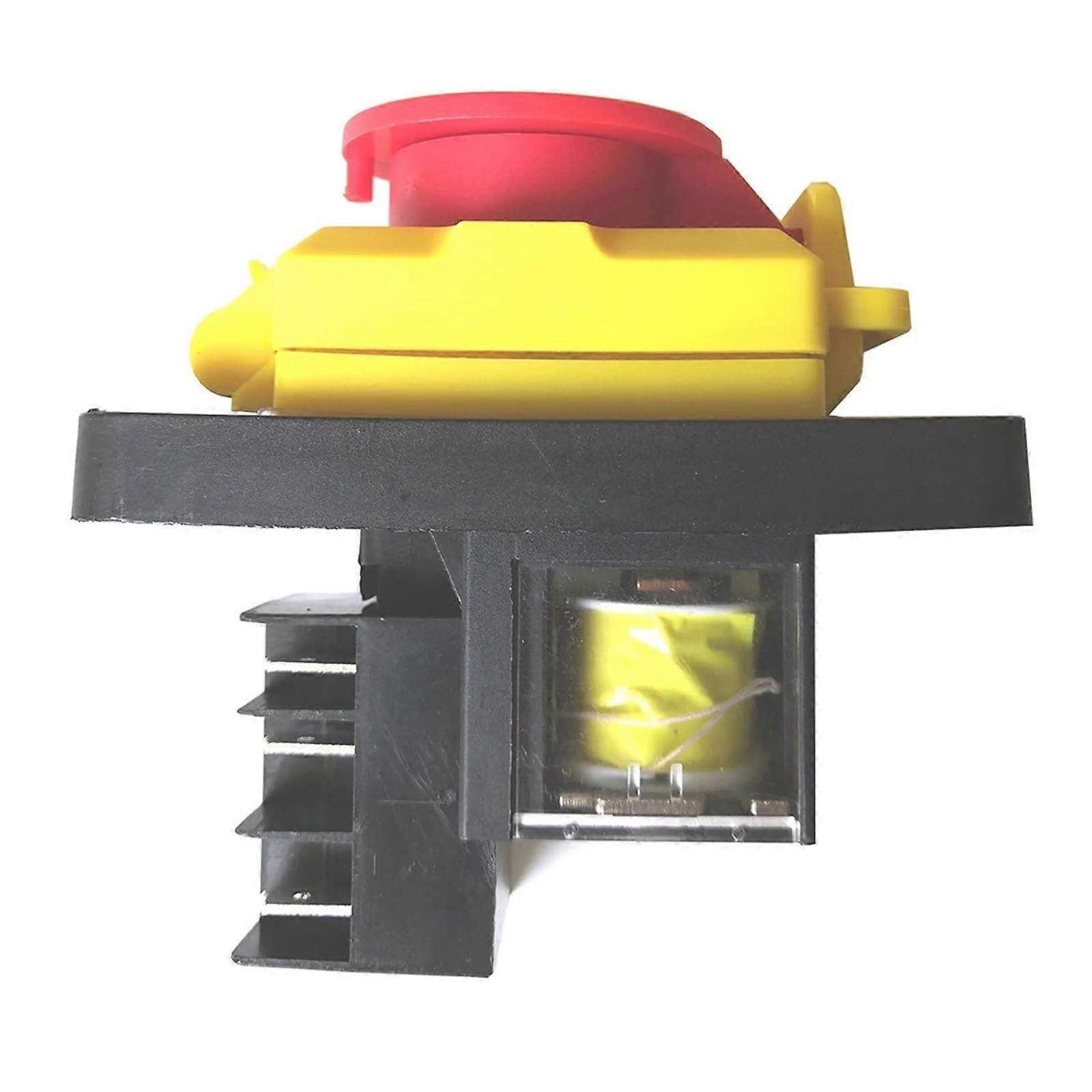 KJD1214 Electromagnetic Pushbutton Switch for Bench Drills and Grinders with 6 Terminals