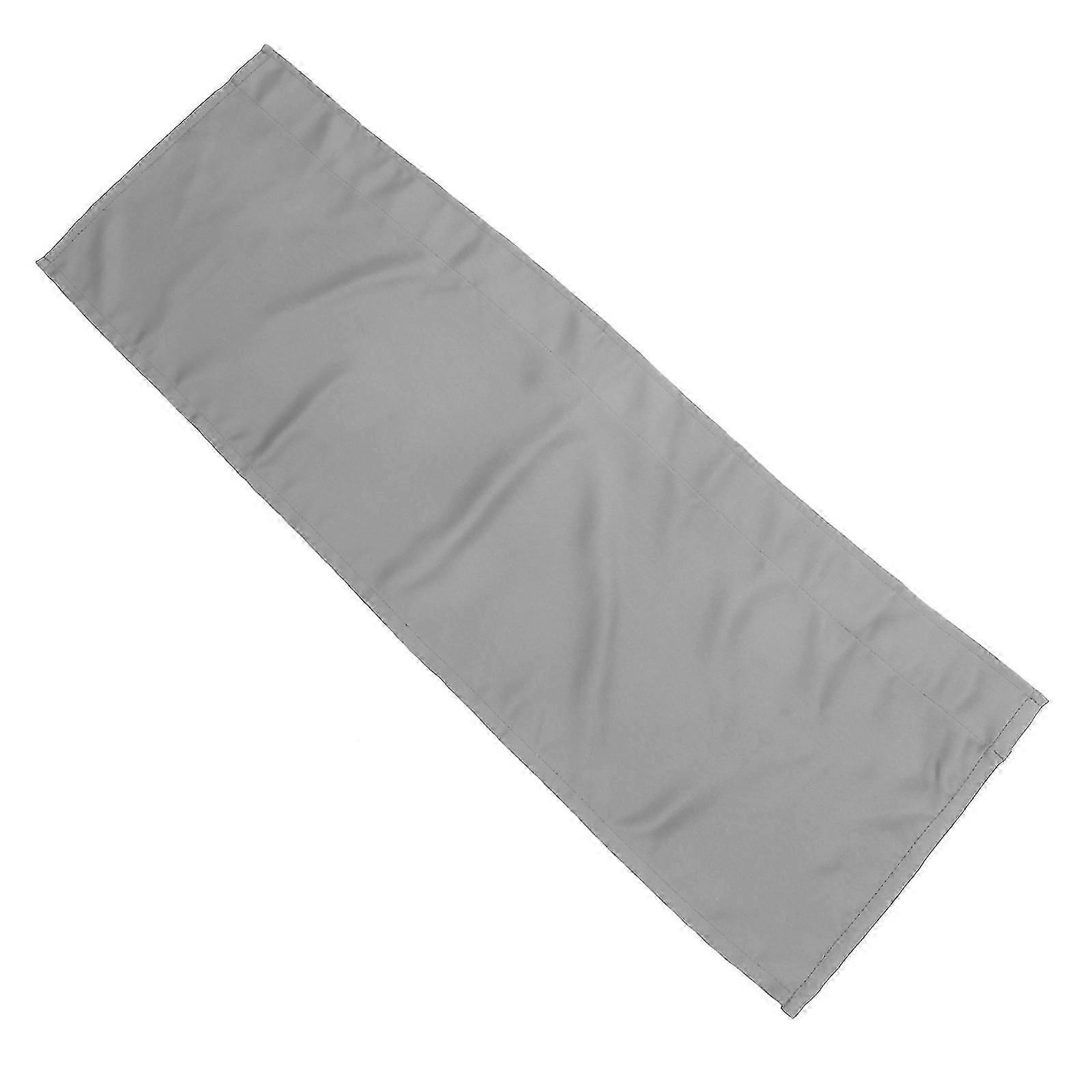 Bathroom Window Valance Designed For Bathroom Decor Featuring Grey Cotton And Polyester Materials 1Set