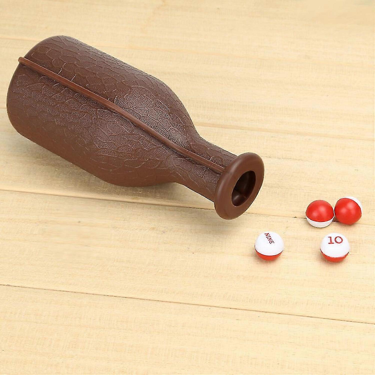 Billiard Pool Shaker Bottle with 8 Numbered Tally Balls Pea Accessory Billiard