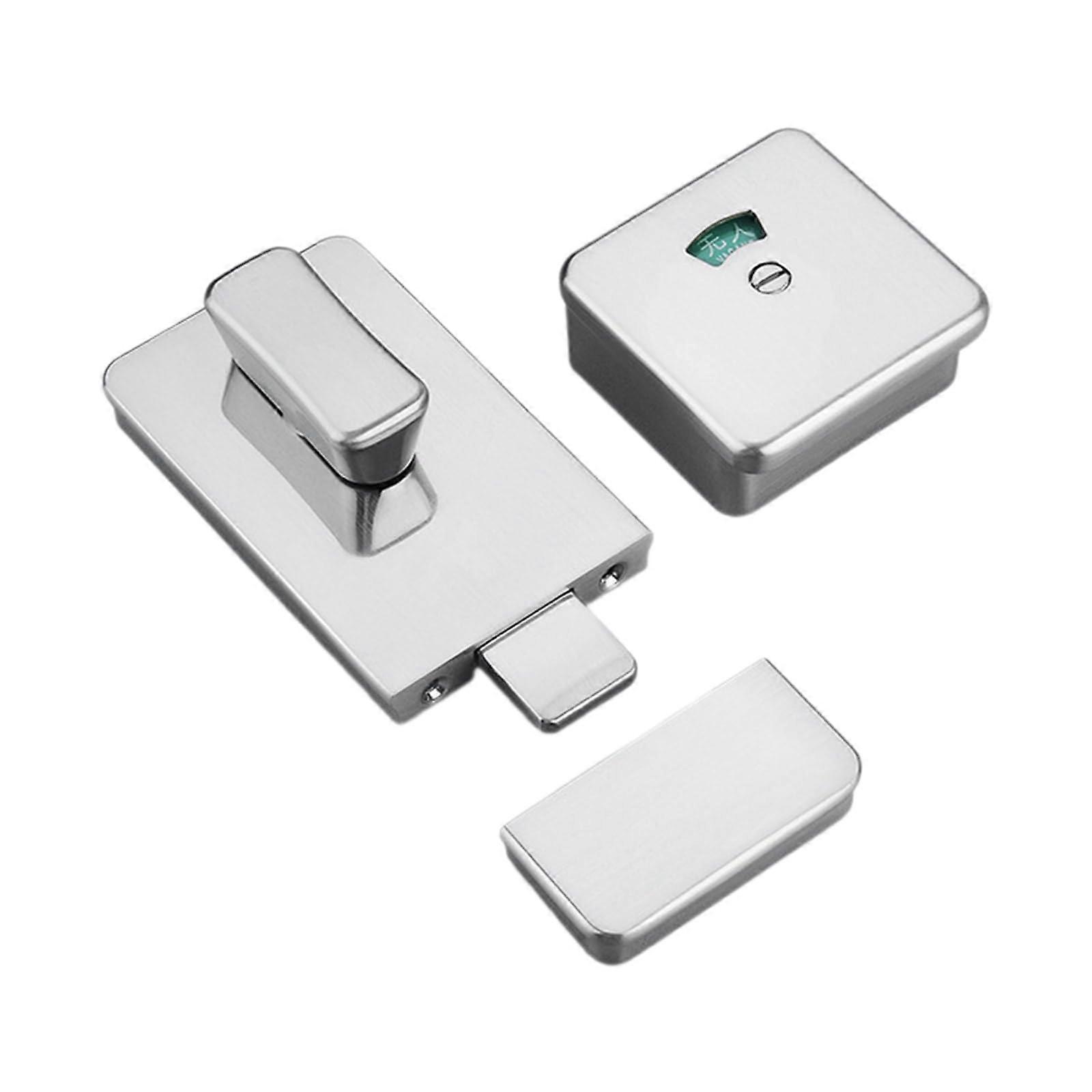 Bathroom Occupancy Indicator Lock 304 Stainless Steel Rust Resistant Privacy Secure for Public Restrooms