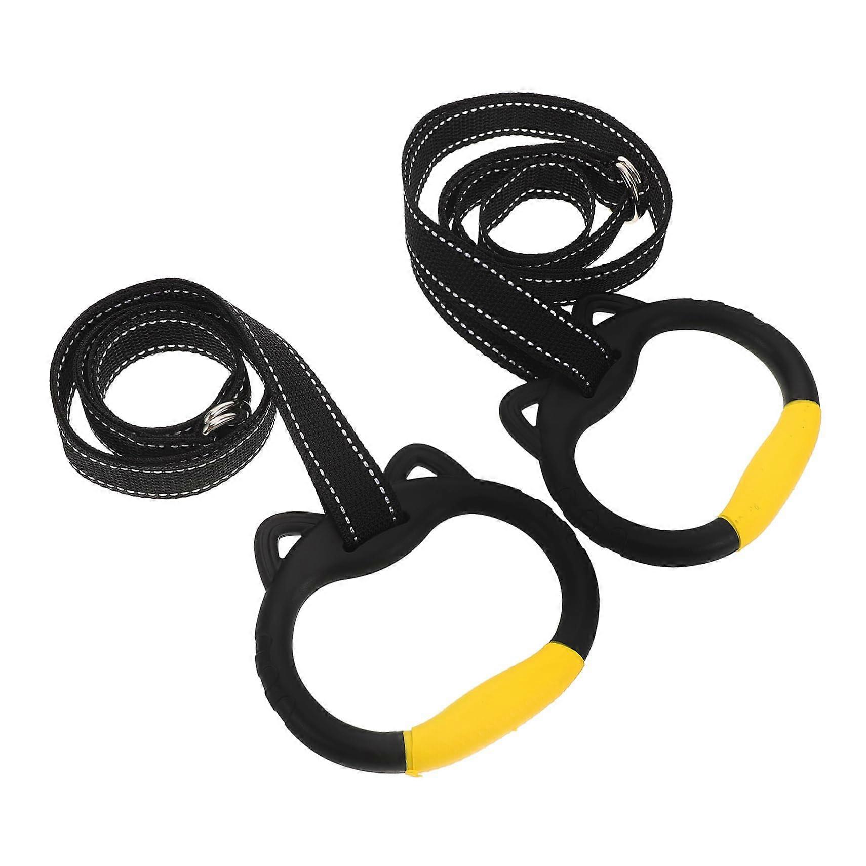 Pull Up Bar Gym Rings for Kids Adjustable Indoor Training Build Strength Improve Flexibility