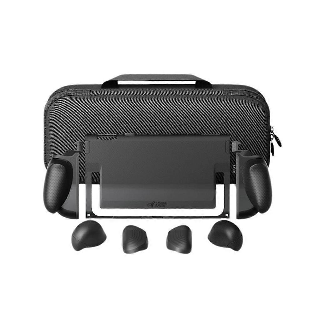 Protective Case for Switch 2 Split Shell with Storage Bag with Replaceable Handle Grips for NS2 Dust-Proof Cover A