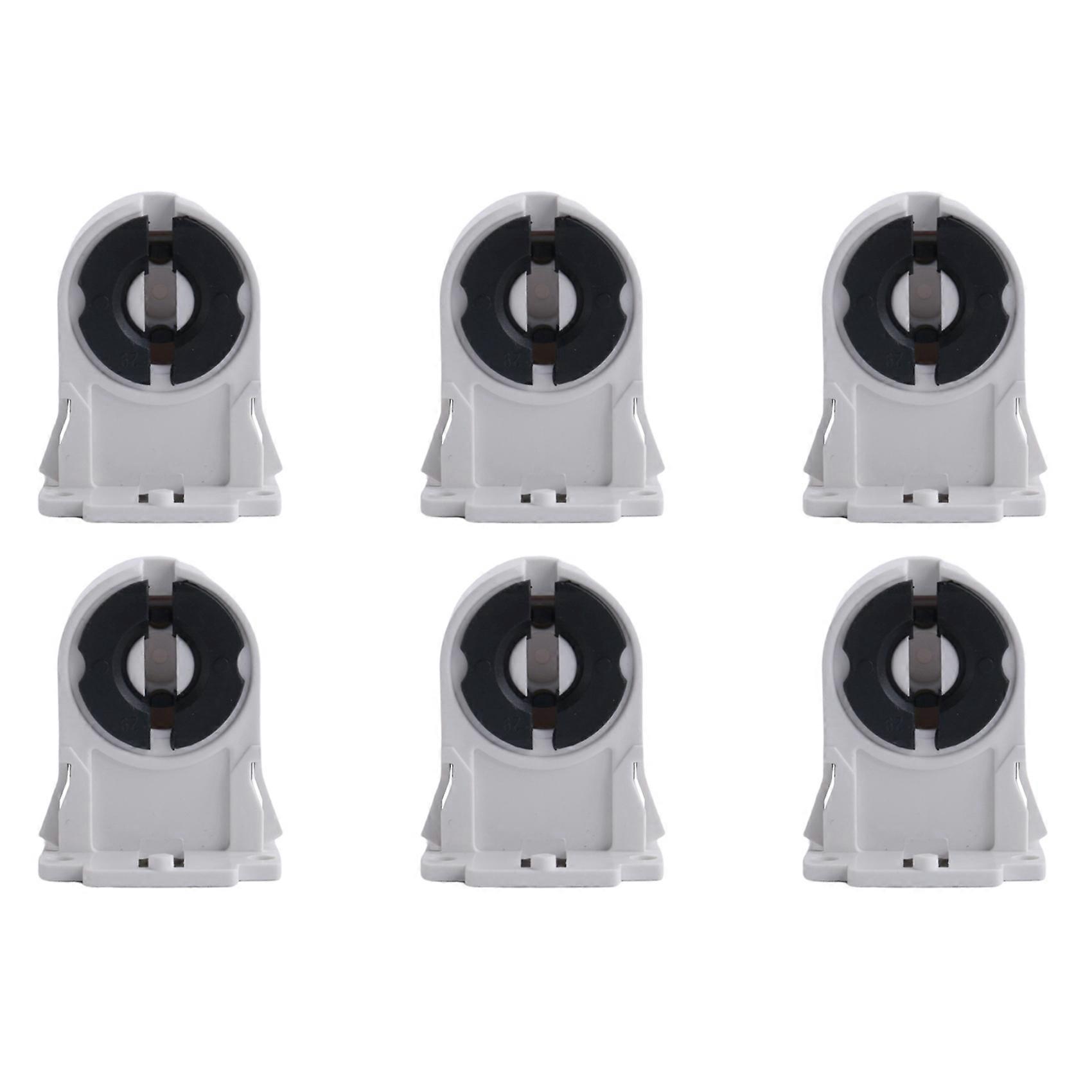 6X T8 Fluorescent Lighting Socket Lamp Holder