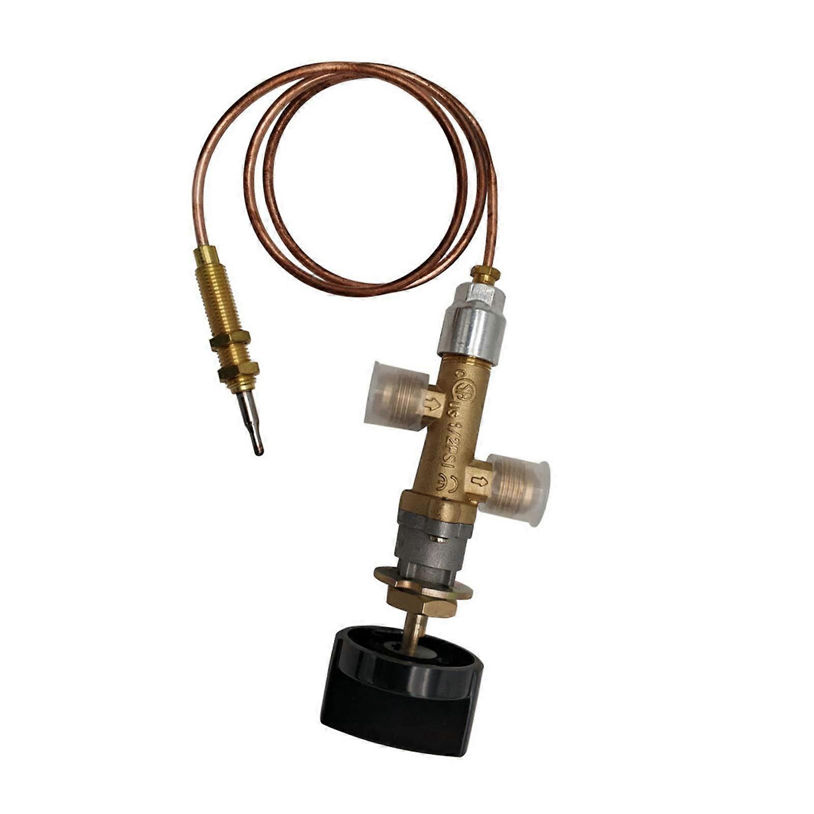Propane Gas Fire Pit Control Valve with Thermocouple, Flame Failure Protection for LPG Heaters