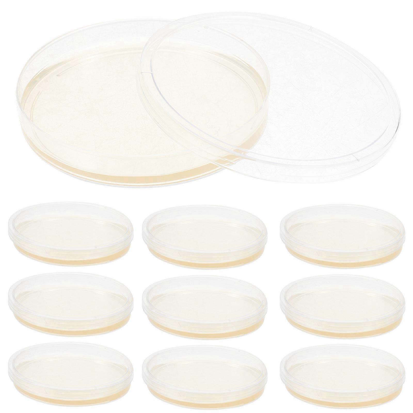 Prepoured Agar Petri Dishes Agar Plates for Laboratory Use 30Pcs