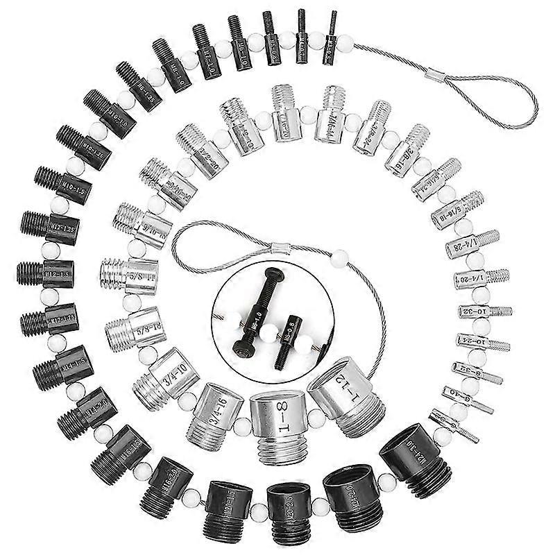 44Pcs Nut and Bolt - Standard and Metric