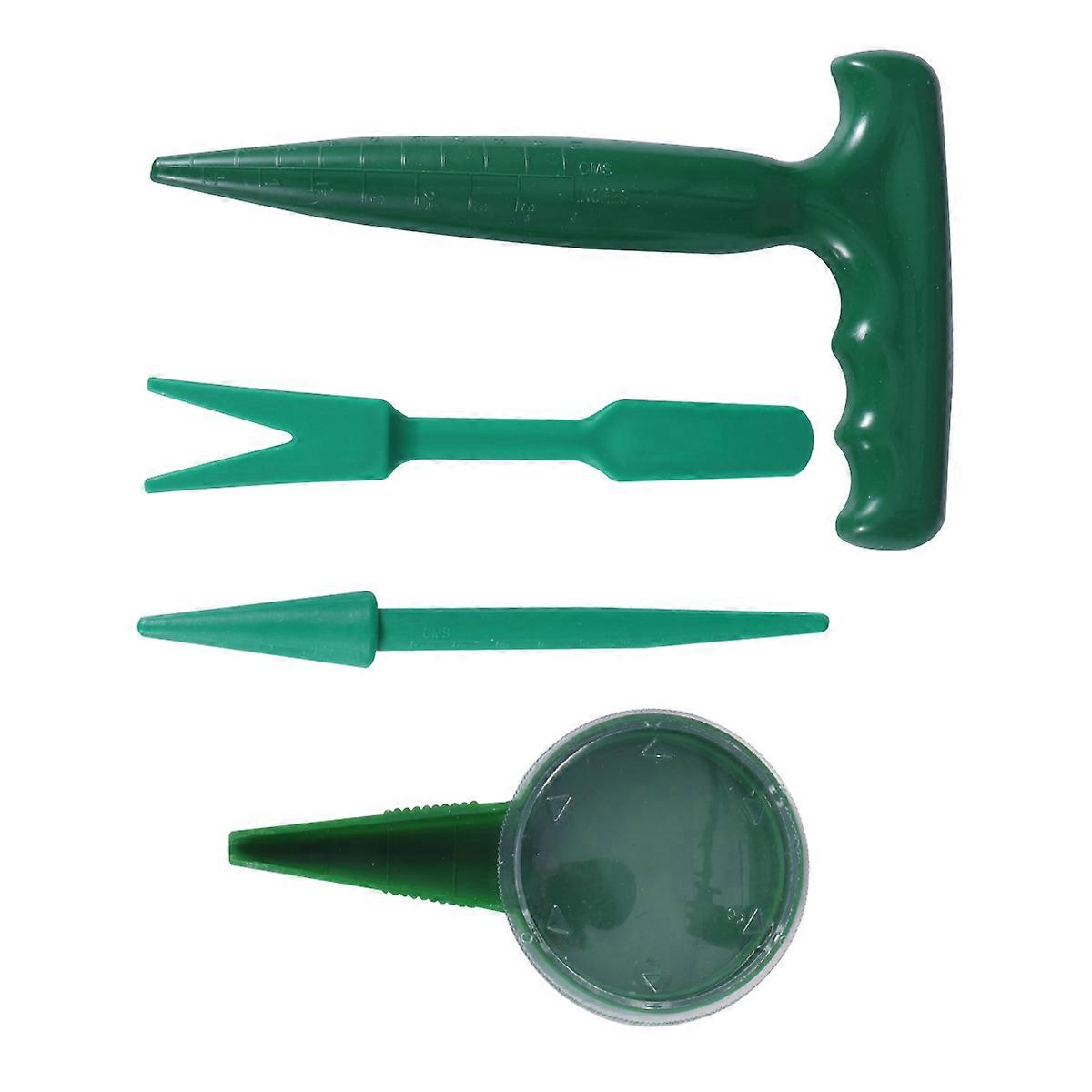 Garden Tools 4Pcs Plastic Set for Transplanting and Planting Tasks