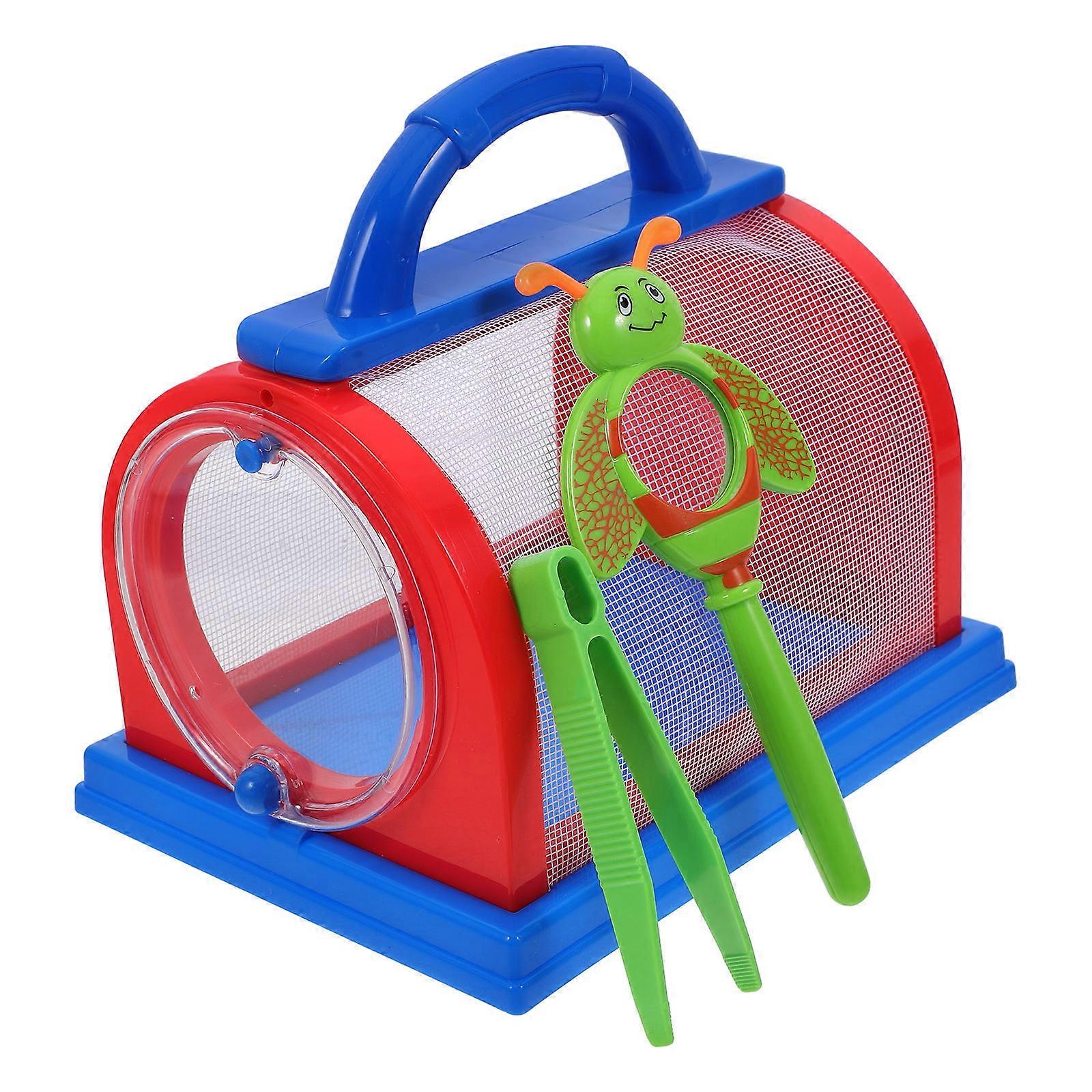 Handheld Cage Insect Holder for Viewing 2Sets Breathable Mesh Design