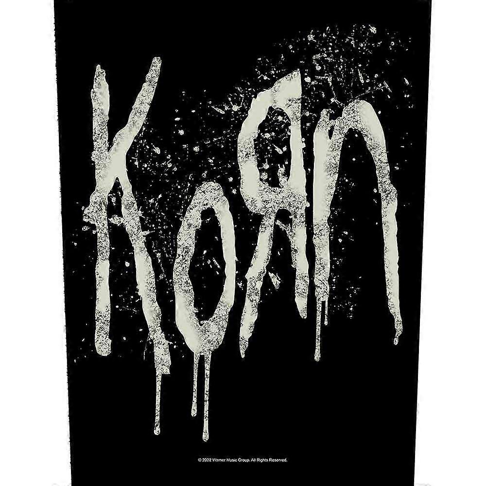 Korn Splatter Band Logo Back Patch