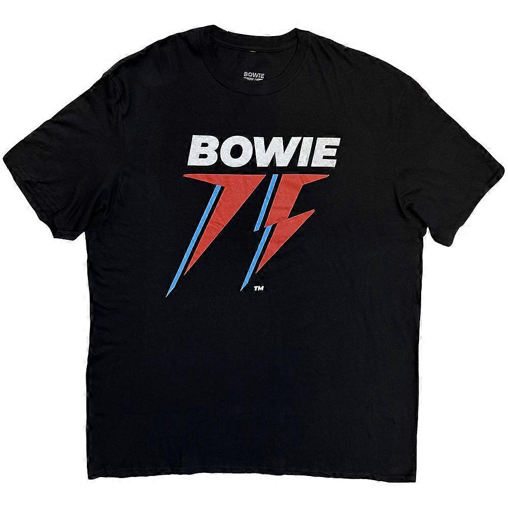 David Bowie 75th Flash logo tričko