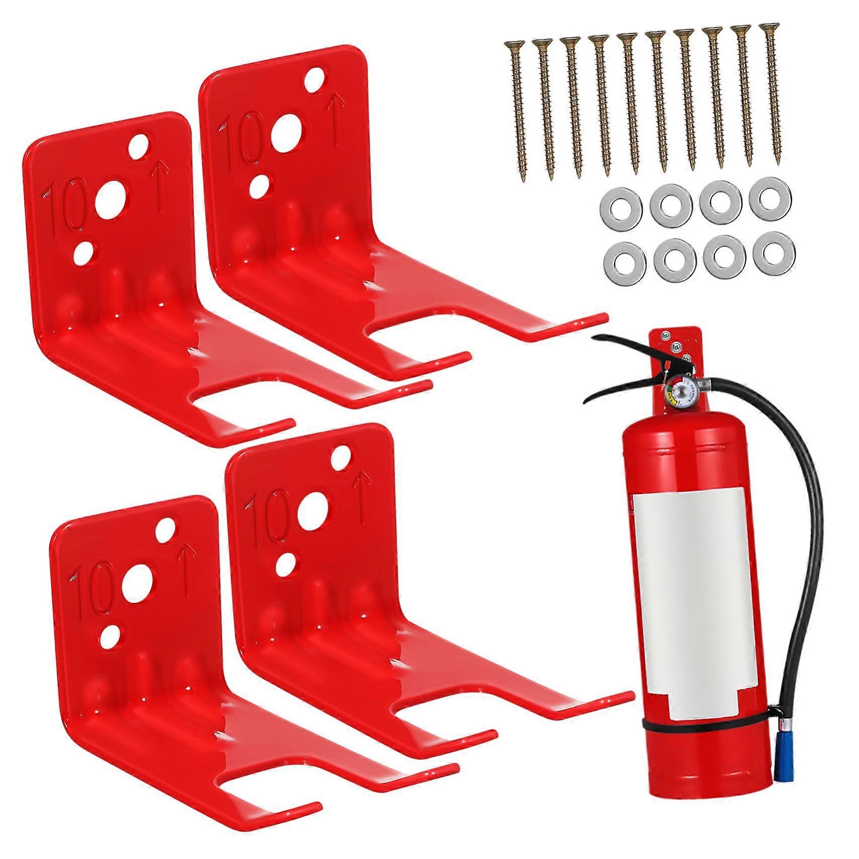 Heavy Duty Fire Extinguisher Wall Mount Bracket with Secure Quick Access Metal Holder