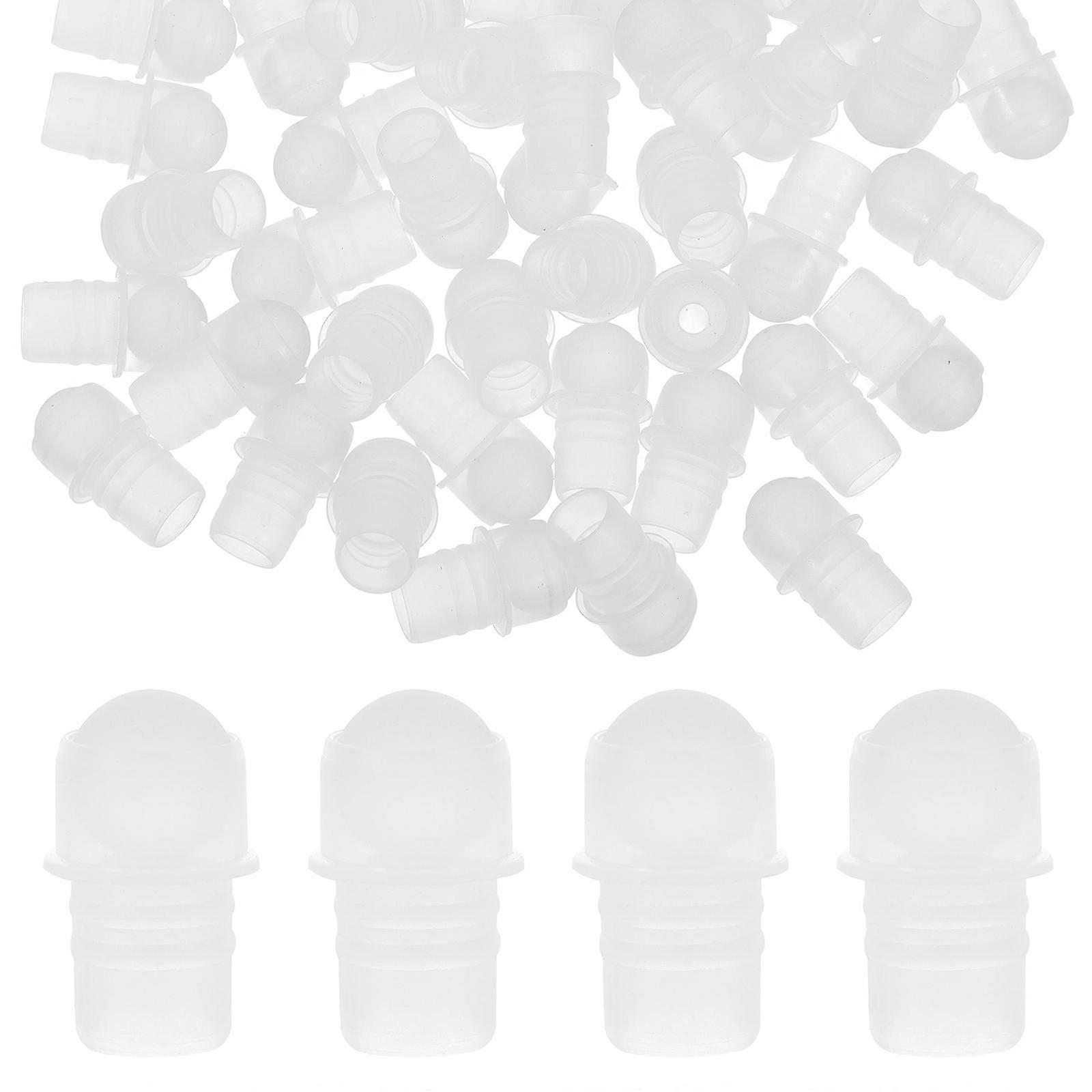 50pcs Roller Essential Oil Perfume Bottles Inserts Refillable Roller Ball Bottle Inserts