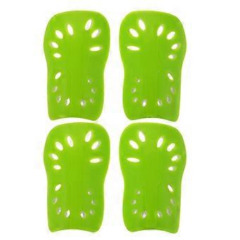 2 pares de caneleiras de futebol para adultos Equipamento de futebol de proteção juvenil com absorção de choque confortável para jogos de treinamento
