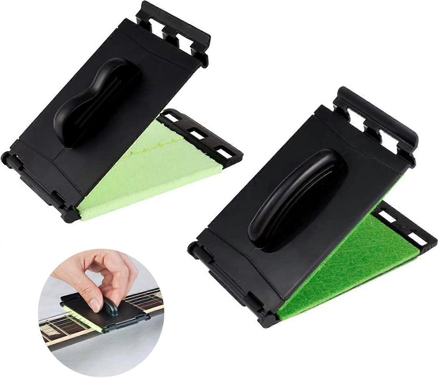 SL.GT Guitar Neck Cleaning Tools Guitar String Cleaner String Instrument Cleaning Tools,2Pcs