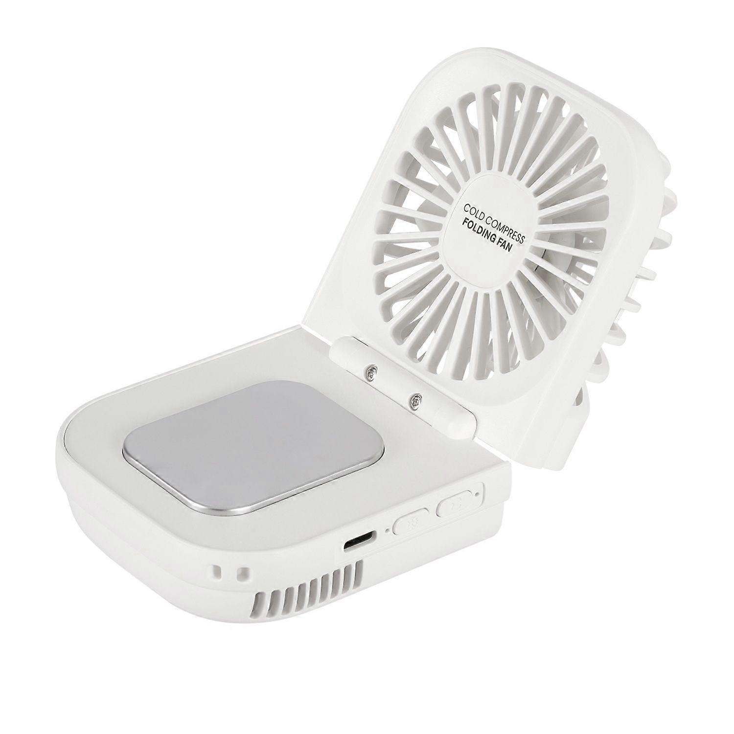 USB Charging Folding Outdoor Handheld Cold Compress Fan