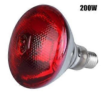 2 stk rødt lys lampe varmelampe 150W E27 herdet glass valp kylling