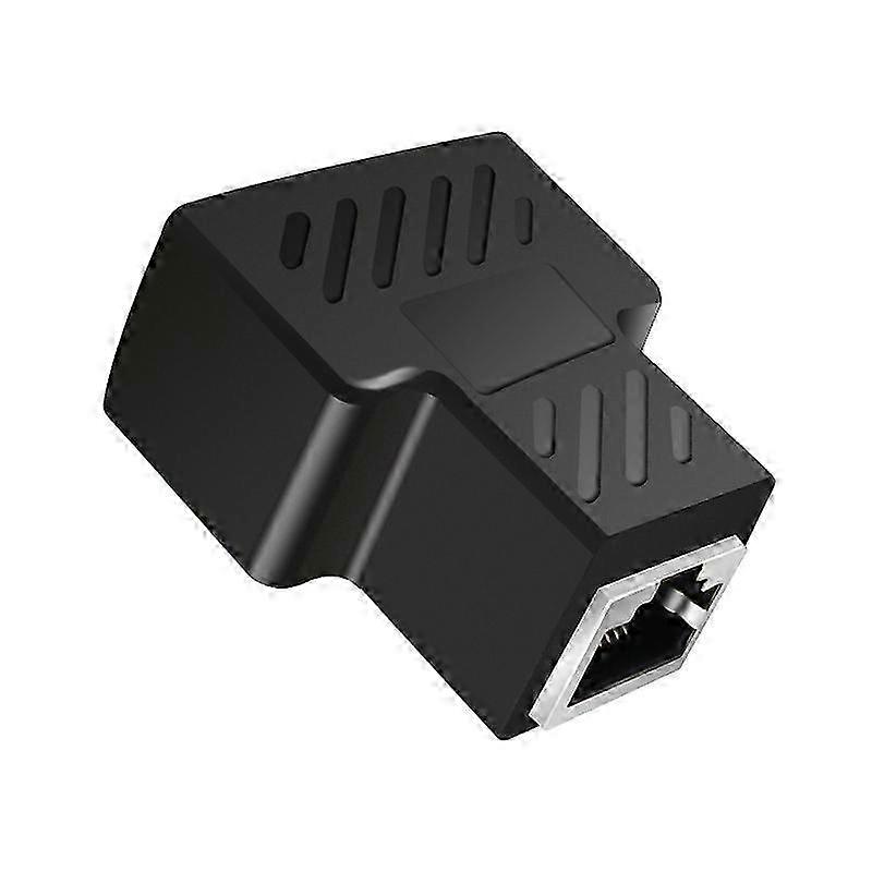 RJ45 Ethernet Splitter 1 to 2 Internet Cable Extender Adapter