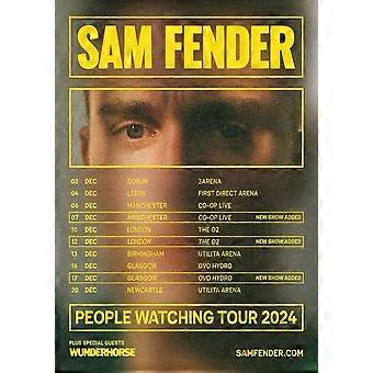 Sam Fender People Watching Tour 2024 Venues Jigsaw Puzzle Brain Teaser ZA1262