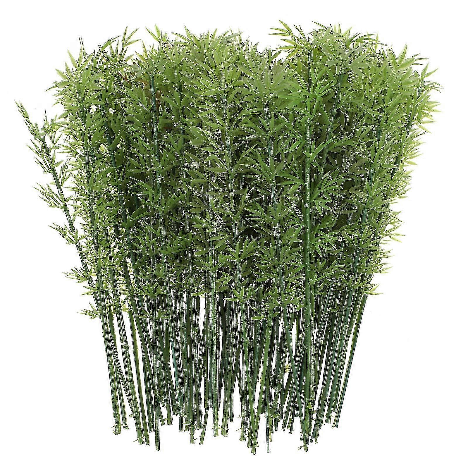 Plastic Bamboo Trees Model for Landscape Scenery, 300Pcs