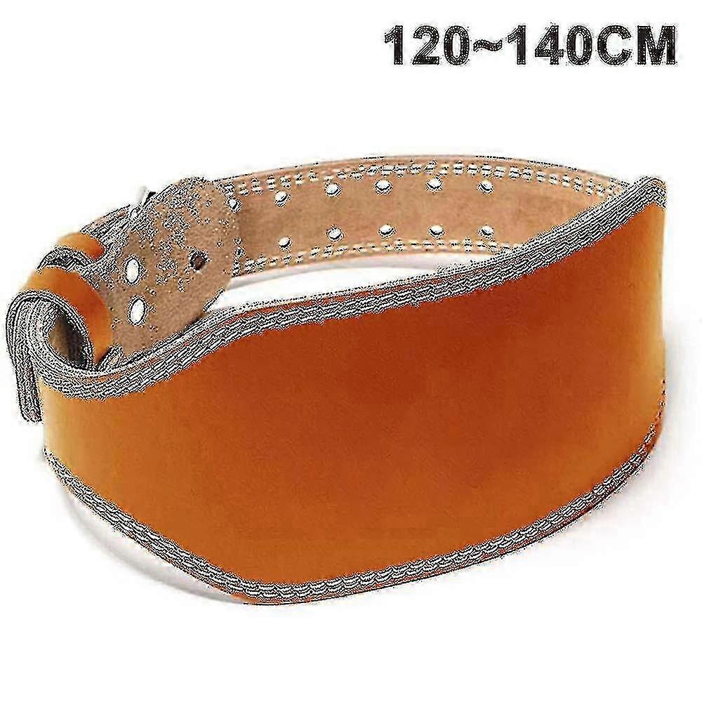 Leather Weight Lifting Belt,adjustable With Buckle,back Support