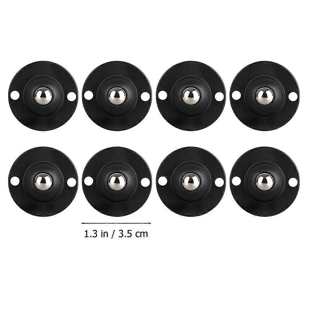 8pcs Caster Wheel Replacement Adhesive Paste Pulley Storage Box Caster