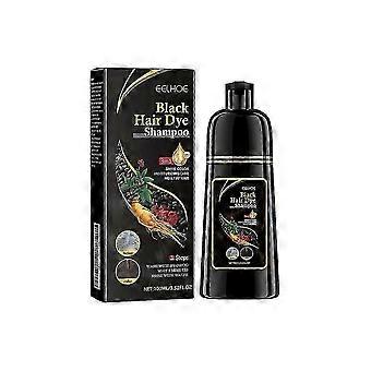 3 in 1 Black Hair Dye Shampoo for Growth, Clean, Darkening - 100ml Organic Herba
