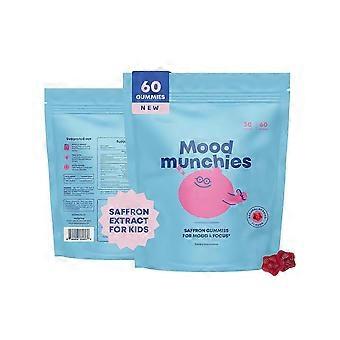 60 Count Saffron Extract Nutrition Gels & Chews - Perfect for Mood & Munchies Control